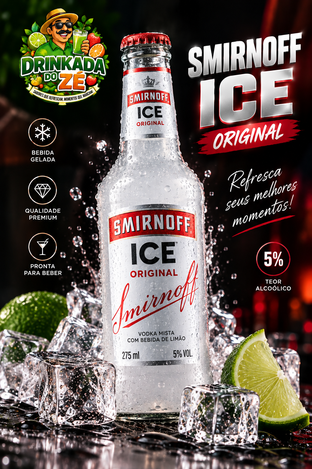 Smirnoff Ice gelada