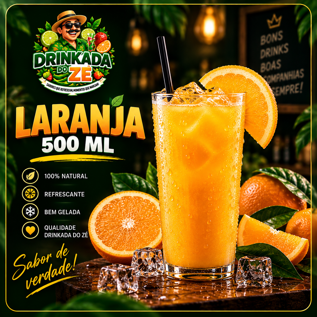 Suco de laranja 500 ml