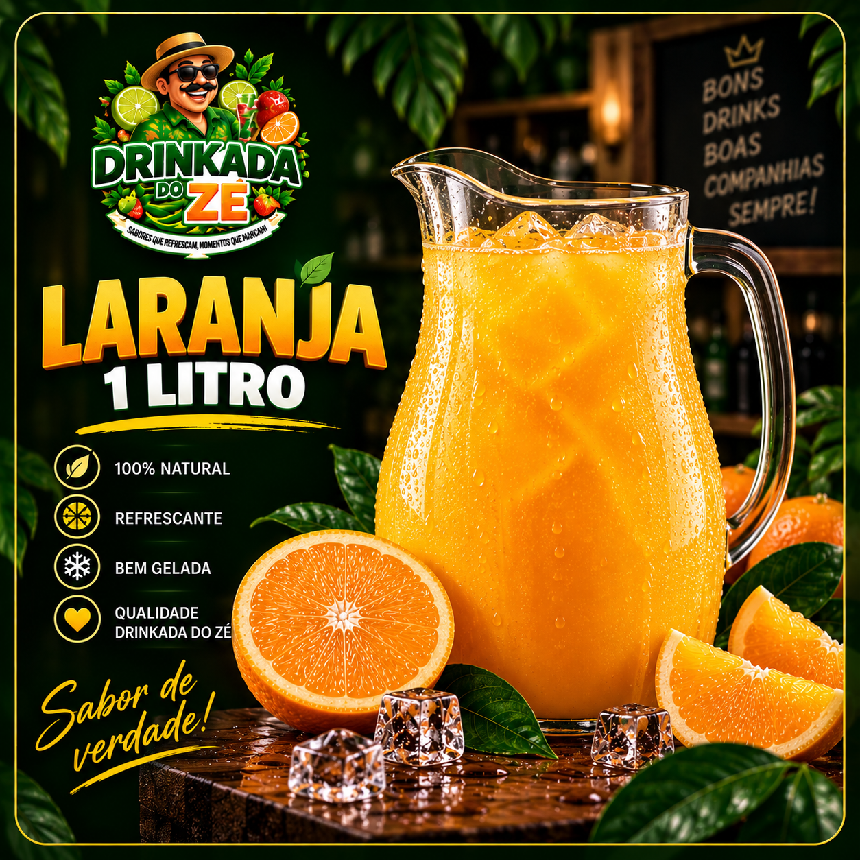 Suco de laranja 1 litro