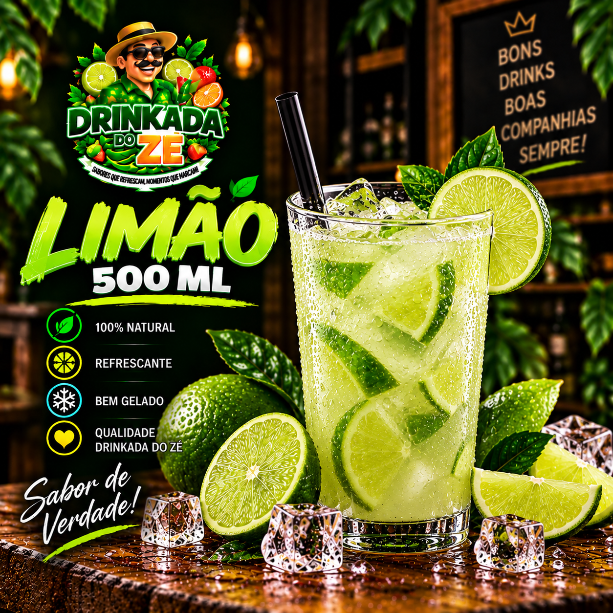 Suco de limão 500 ml