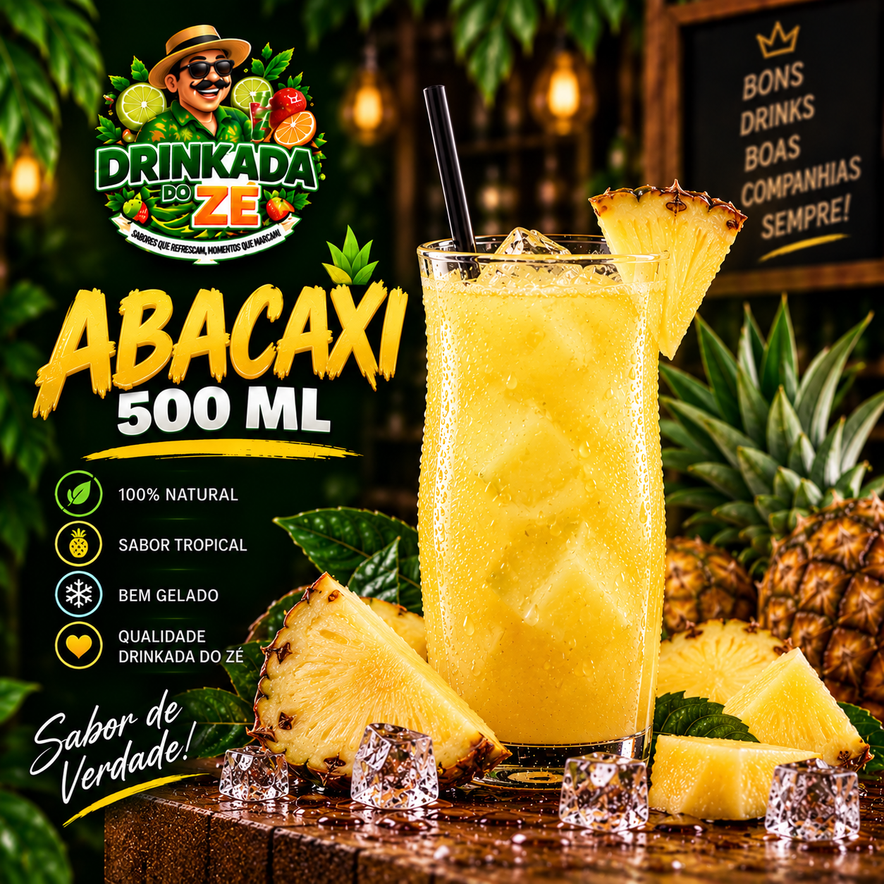 Suco de abacaxi 500 ml